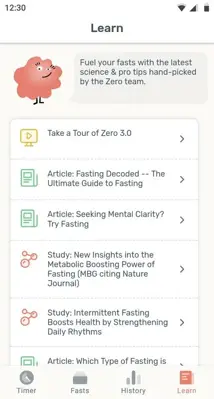 Zero - Fasting Tracker android App screenshot 4